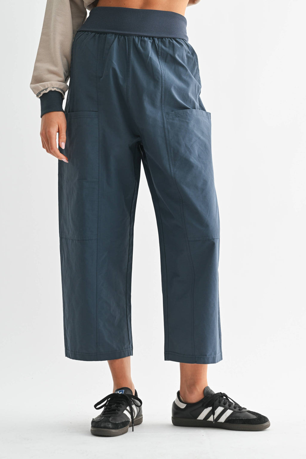 Voyager Wide Leg Cropped Pants