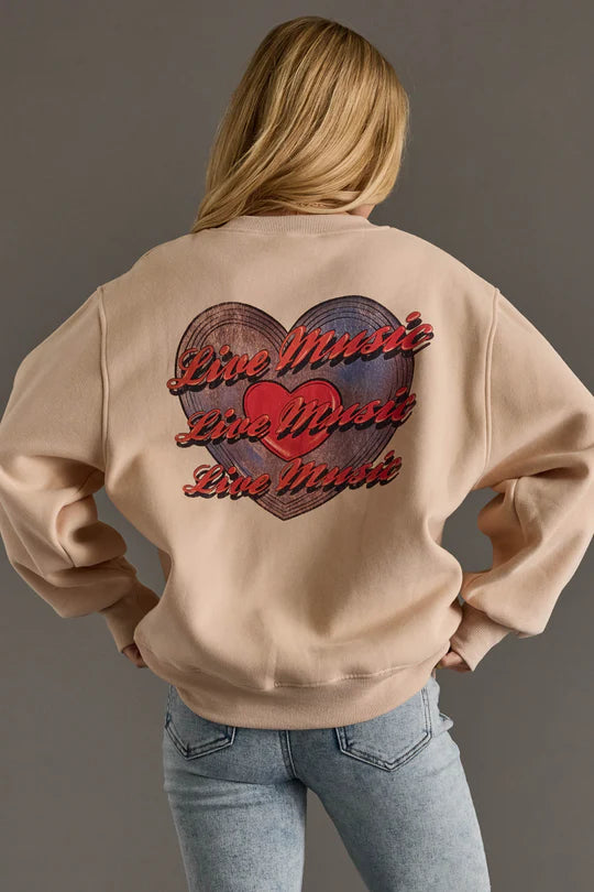 Live Music Crewneck